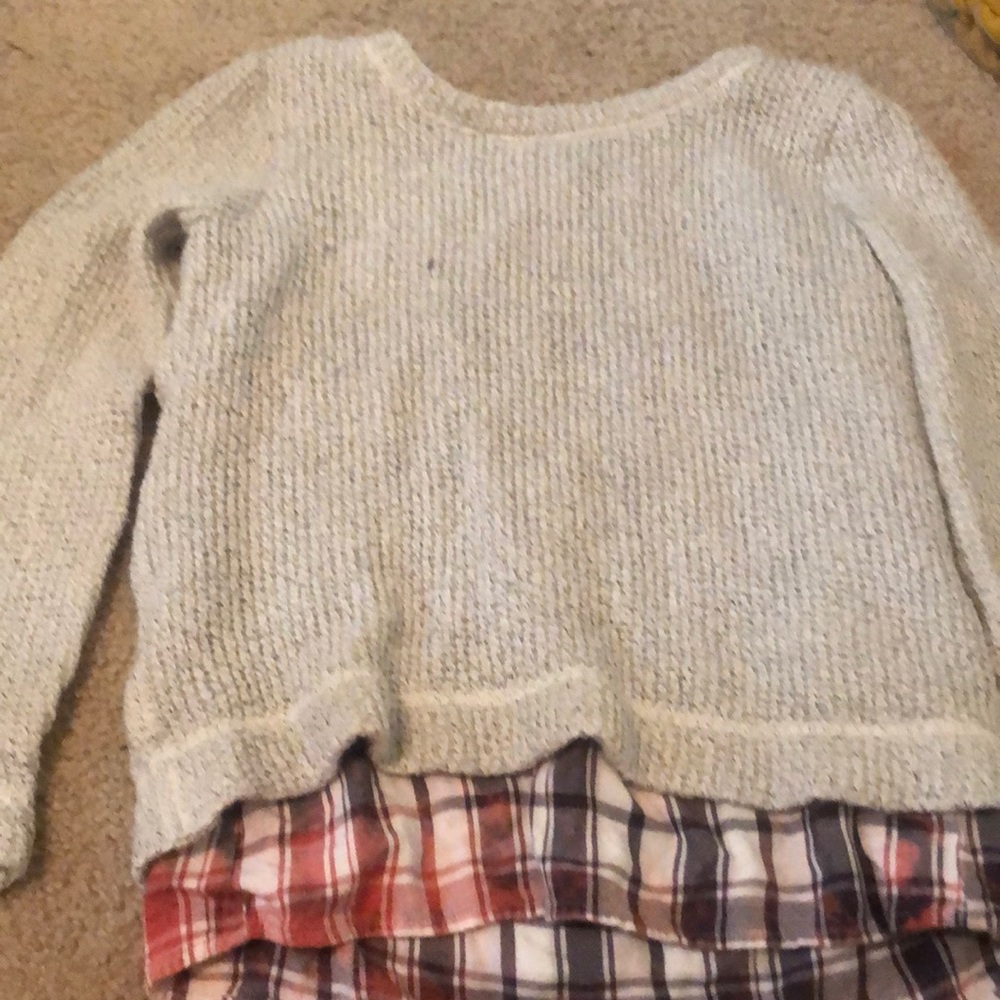 Size small is like a sweater very thick